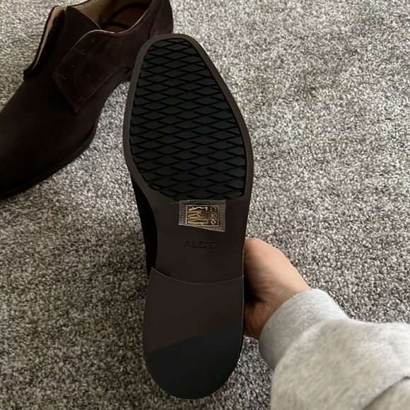 Brown Suede Dress Shoes - Picture 2 of 3